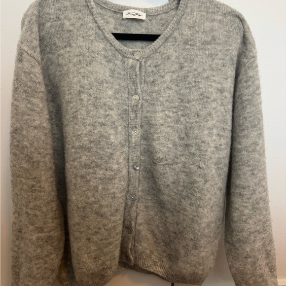 American Vintage Light Gray Women's Cardigan - Picture 2 of 3